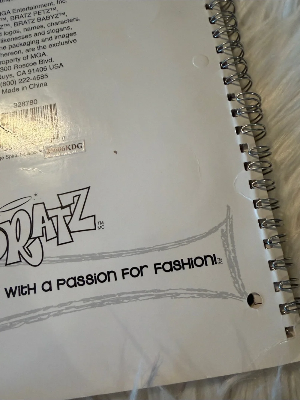 Bratz Spiral Notebook